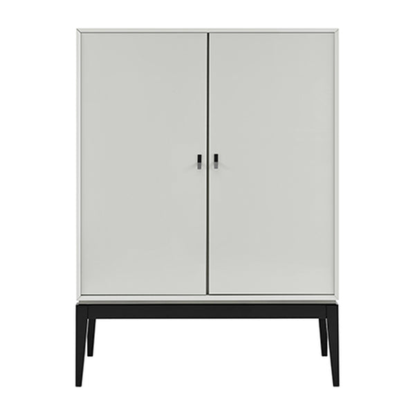 Pasadena 2 Door Drinks Cabinet - Cool Grey