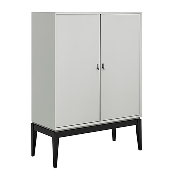 Pasadena 2 Door Drinks Cabinet - Cool Grey