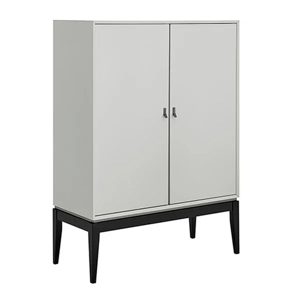 Pasadena 2 Door Drinks Cabinet - Cool Grey