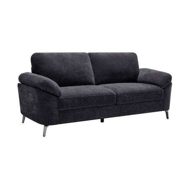 Camden 3 Seater-Black