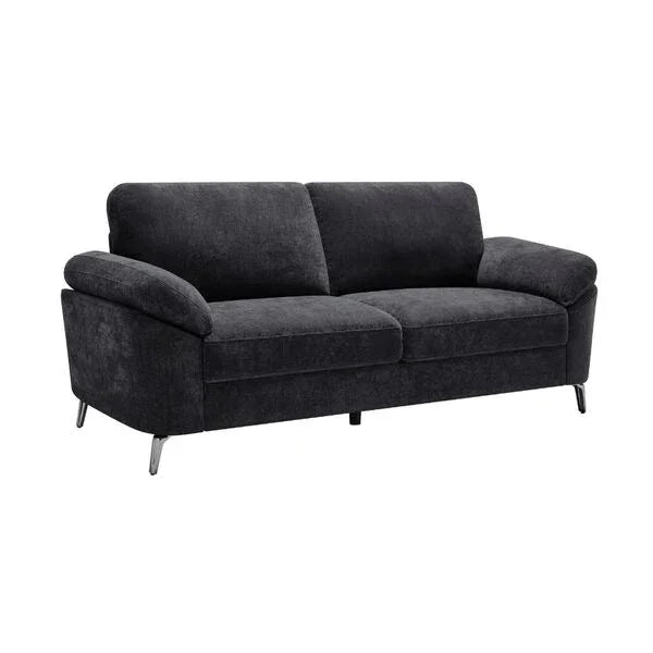 Camden 3 Seater-Black