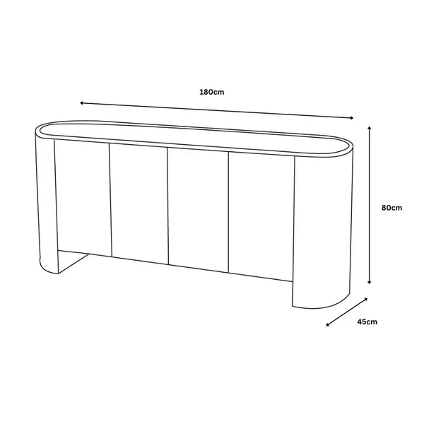 Atlanta 4 Door Sideboard