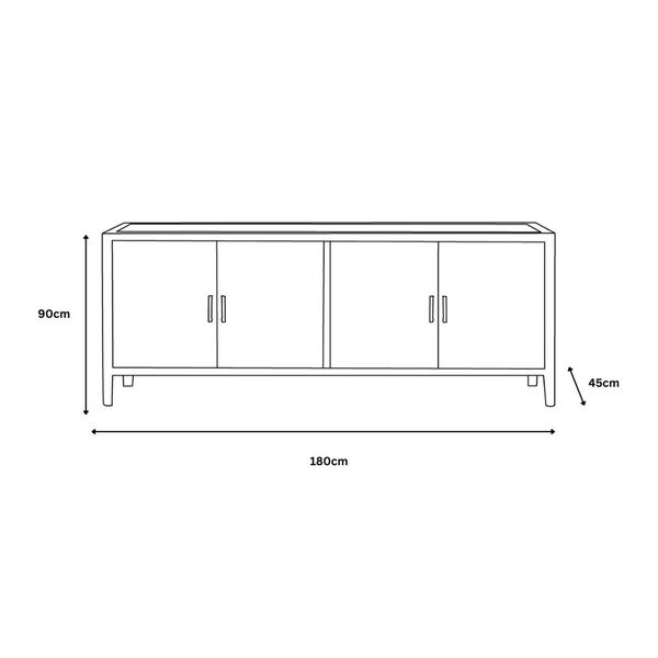 Windermere 4 Door Sideboard