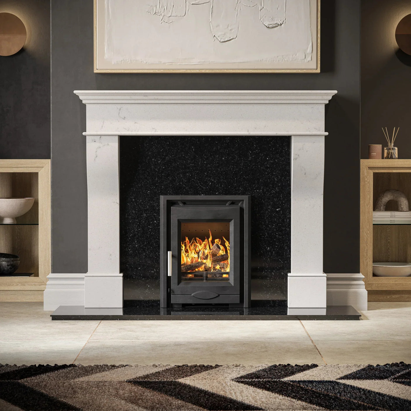 GMS 54" Plaza Honed Naples White Surround