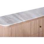 Ashford Natural Marble & Wood Extra Large Sideboard - View 5