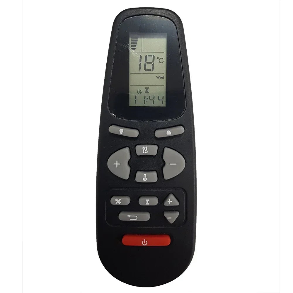 Black electric recliner sofa remote control with LCD display and function buttons