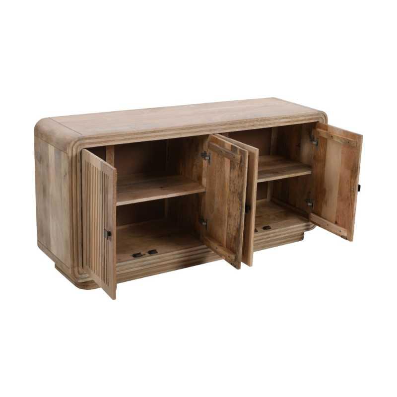 Hudson Carved Mango Wood 4 Doors Large Sideboard - View 3