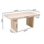 Hudson Carved Mango Wood Dining Table - View 7
