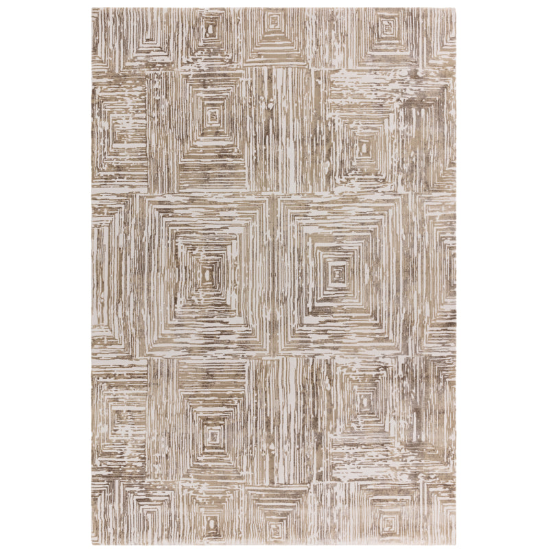 Kuza Portrait Beige Rug - Image 1