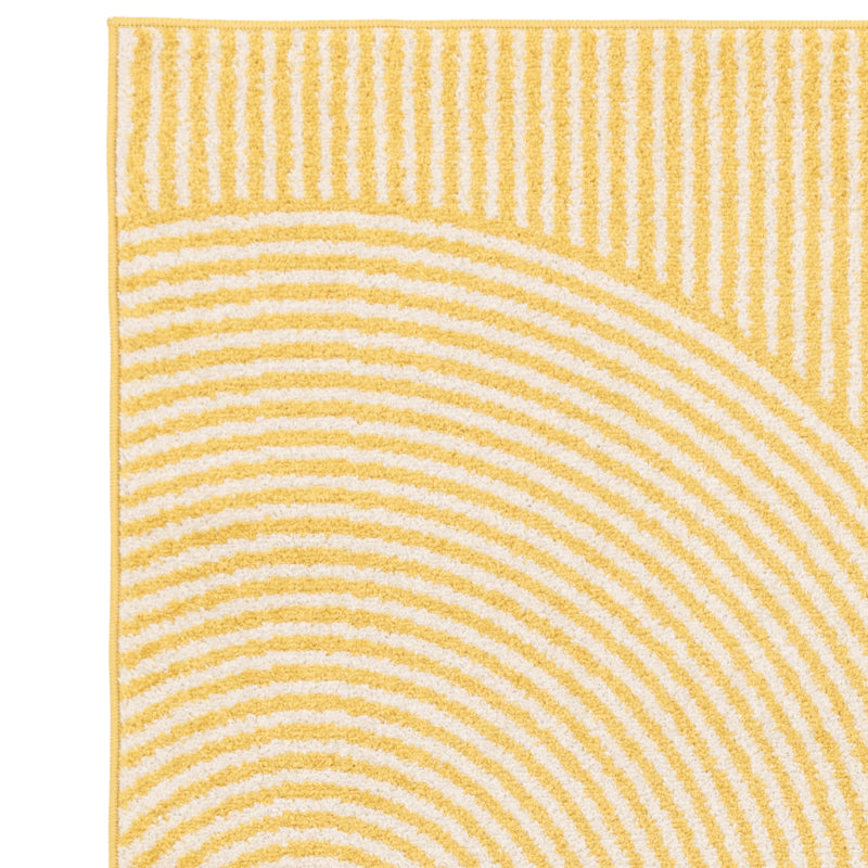 Muse Yellow Geometric Rug MU18 Rug - Image 6