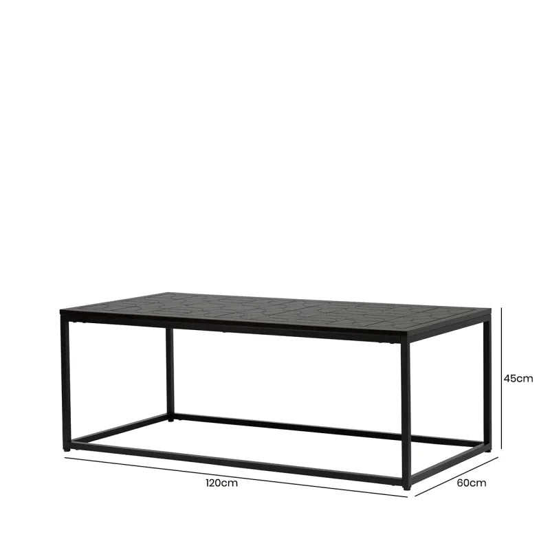 Solenn Black Coffee Table - KD