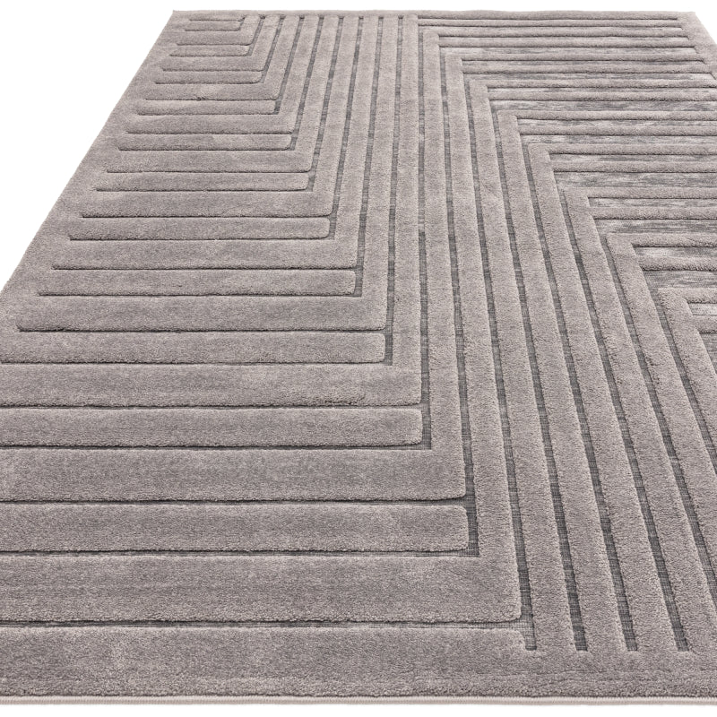 Valley Charcoal Connection Rug - Image 5