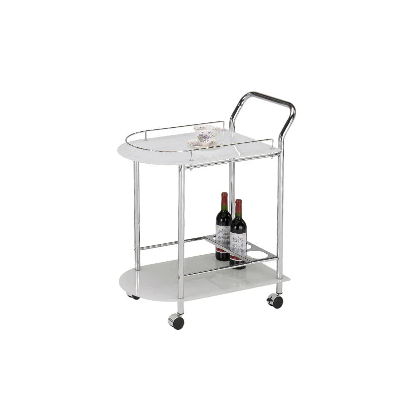 Bavaro Chrome Metal Drinks Trolley