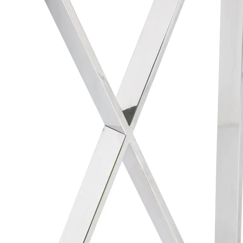 Zenith Stainless Steel Console Table