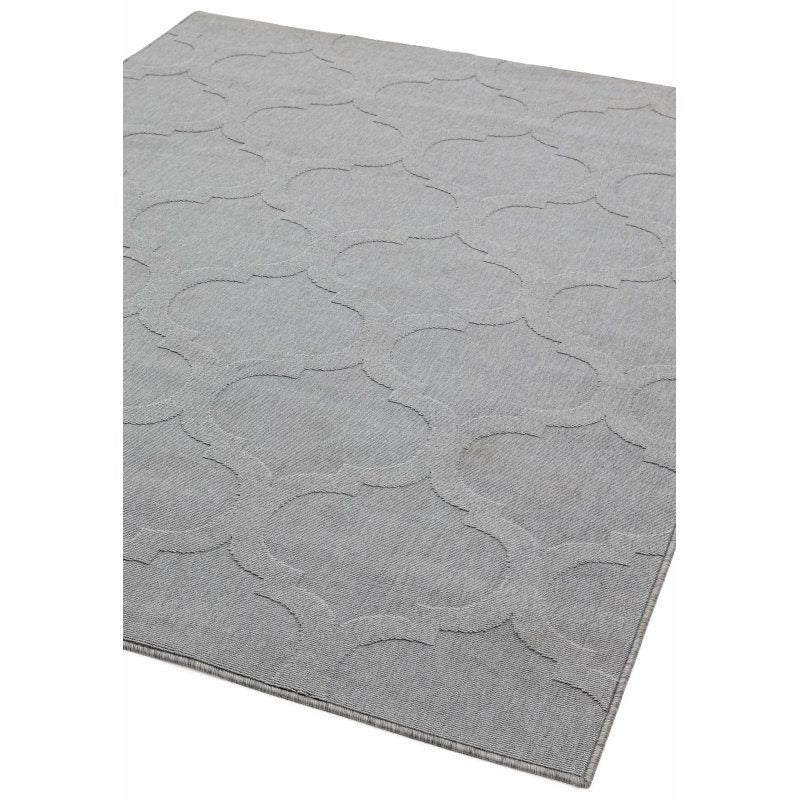 Antibes An01 Grey Trellis Rug