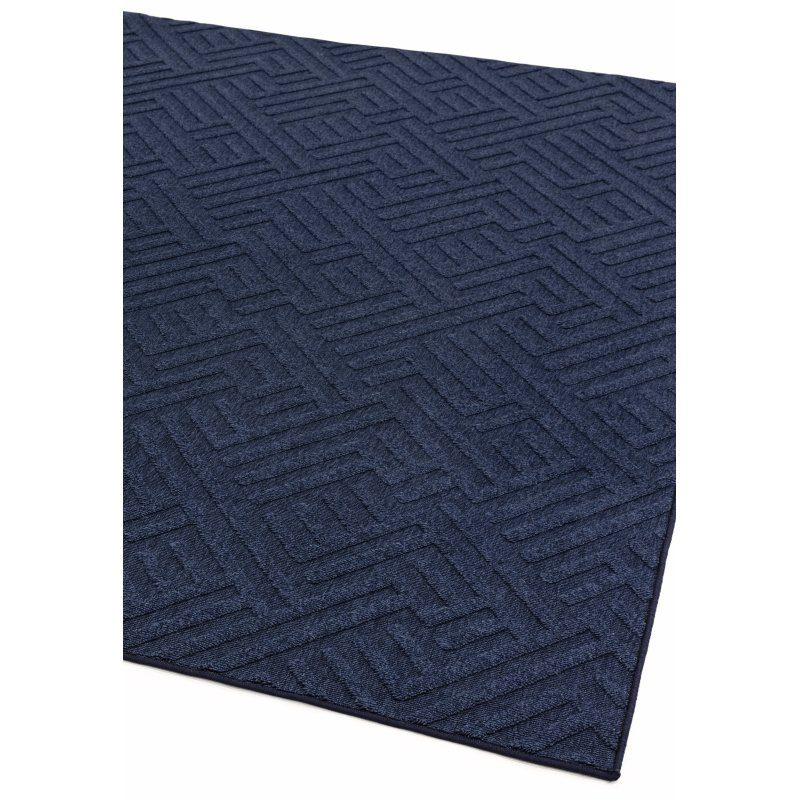 Antibes An05 Blue Linear Rug