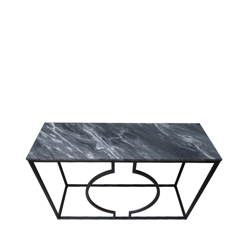 Alora Black Metal Console Table - KD