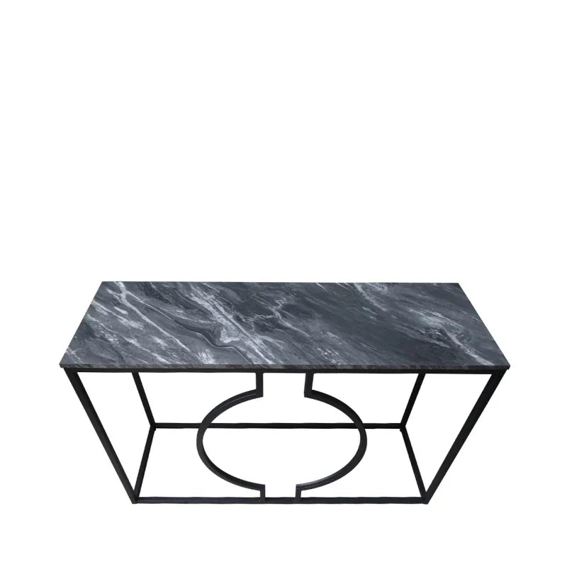 Alora Black Metal Console Table - KD