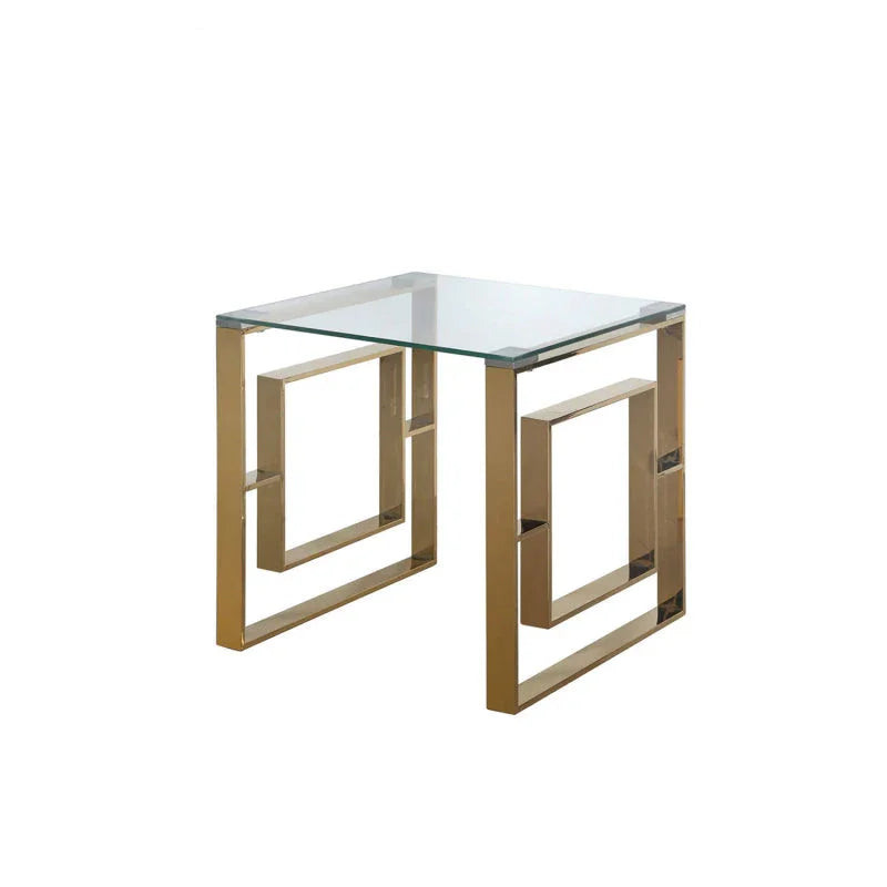 Apex Gold Metal End Table
