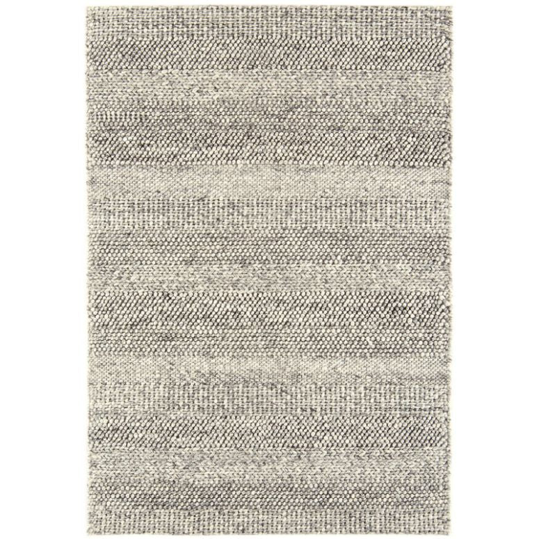 Katherine Carnaby Coast Grey Marl Stripe Rug - Image 1
