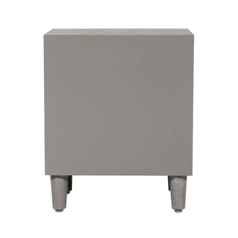 Venus 2 Drawer Bedside Cabinet Grey
