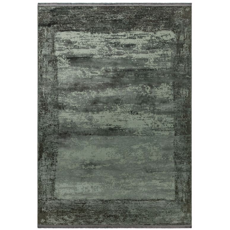 Athera AT03 Anthracite Border Rug - Image 1