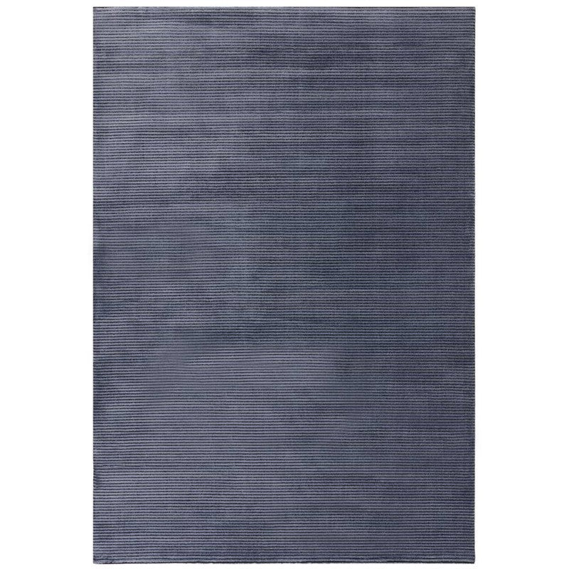 Kuza Plain Stripe Navy Rug - Image 1