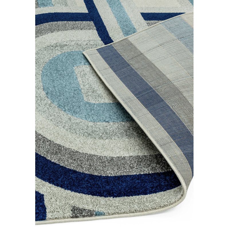 Nova Retro Blue Nv30 Rug
