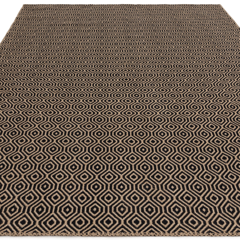 Global Black Mosaic Rug - Image 2