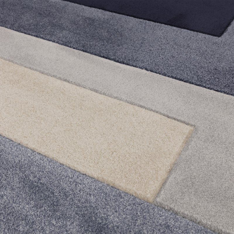 Sketch Sk13 Blocks Blue Rug