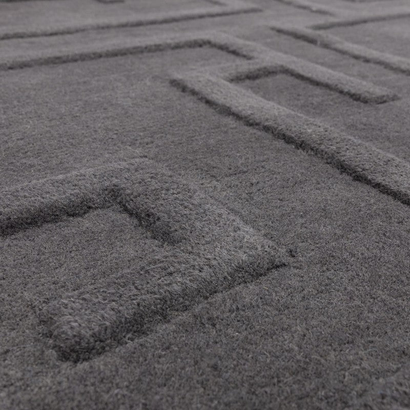 Maze Charcoal Rug - Image 4