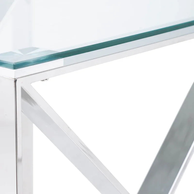 Zenith Stainless Steel End Table