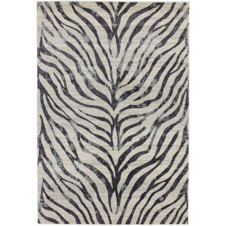 Nova Zebra Grey Rug NV27 Rug - Image 1