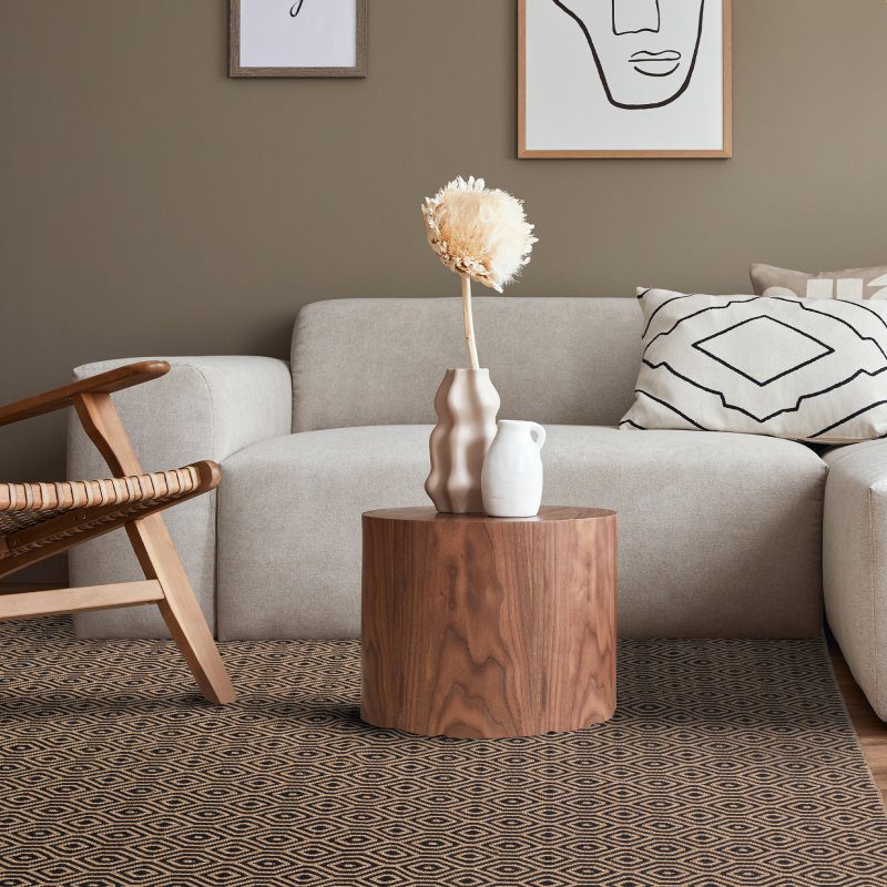 Global Black Mosaic Rug 160x230cm