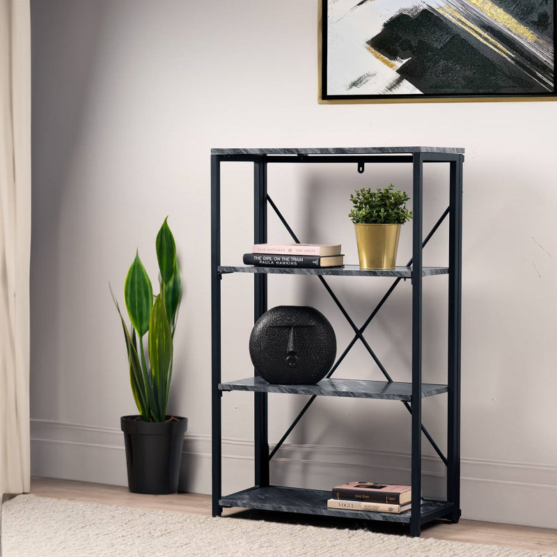 Alora 105cm 4-Tier Black Display Unit