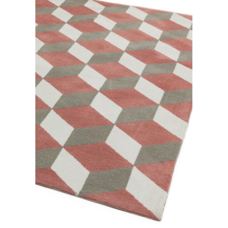 Arlo AR10 Pink Block Rug - Image 2
