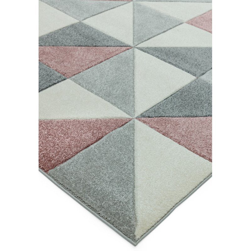 Sketch Sk05 Cubic Pink Rug