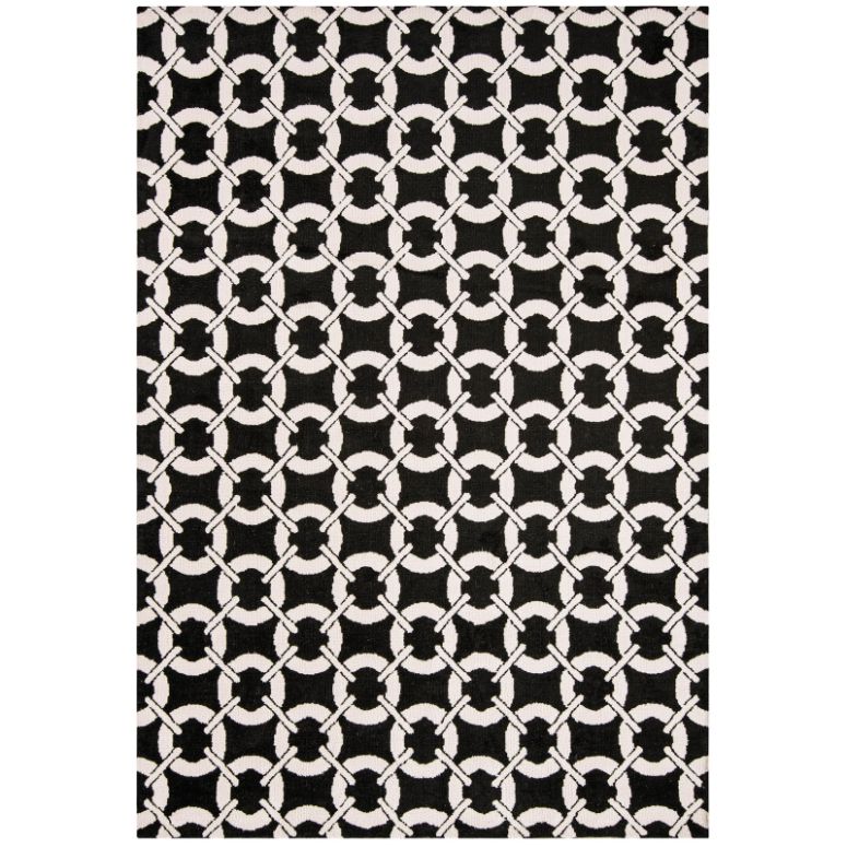 Arlo AR03 Buckle Black Rug - Image 1