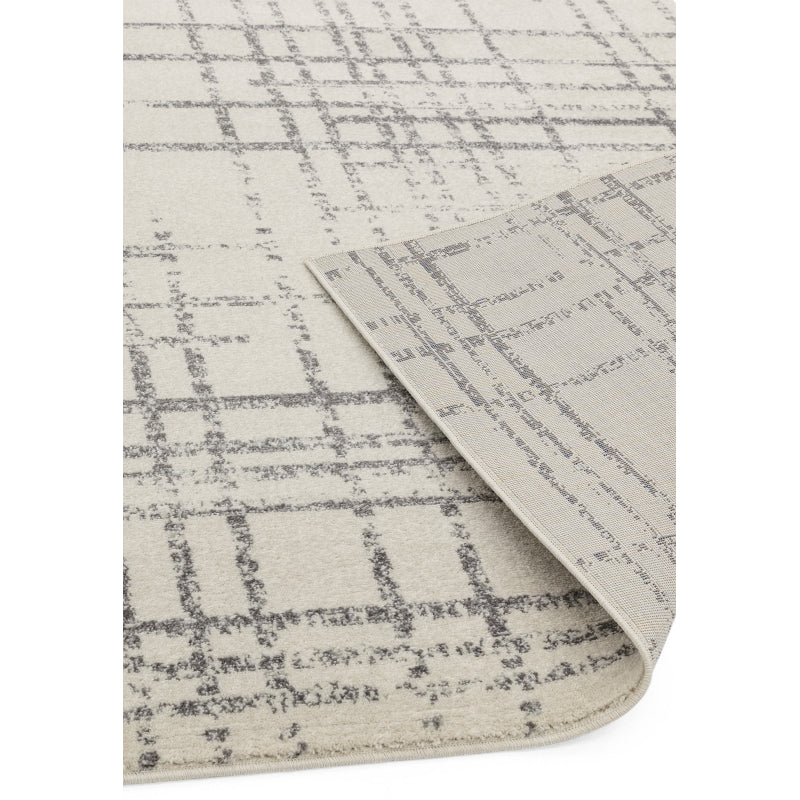 Nova Grid Grey Rug NV31 Rug - Image 4