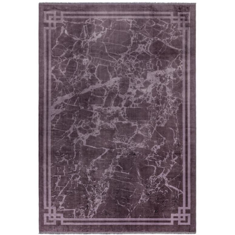 Zehraya Ze01 Purple Border Rug