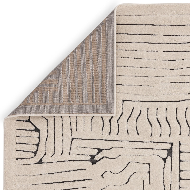 Valley Ivory/Charcoal Route Rug - Image 3