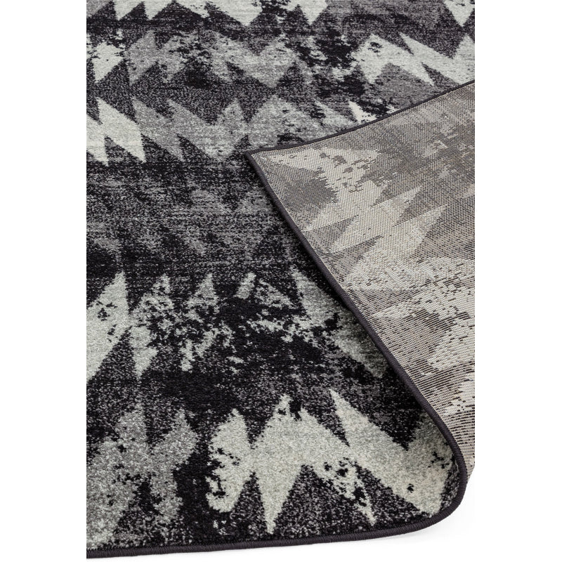 Nova Chevron Black Rug NV28 Rug - Image 4