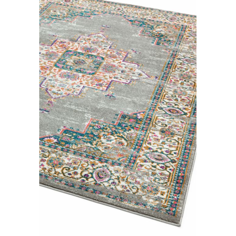 Colt CL02 Medallion Grey Rug - Image 2