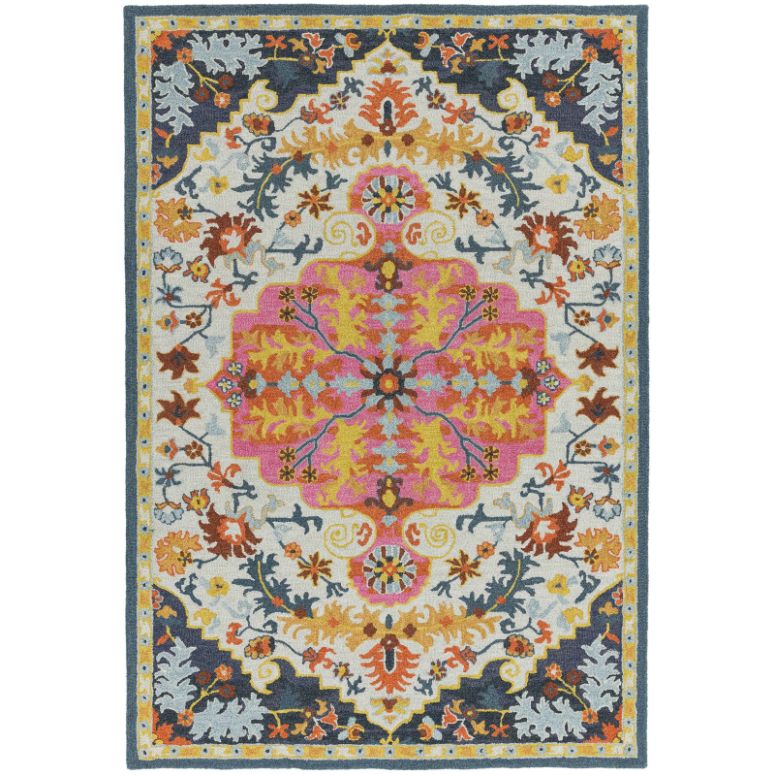 Bronte Colours Multi Medallion Rug - Image 1