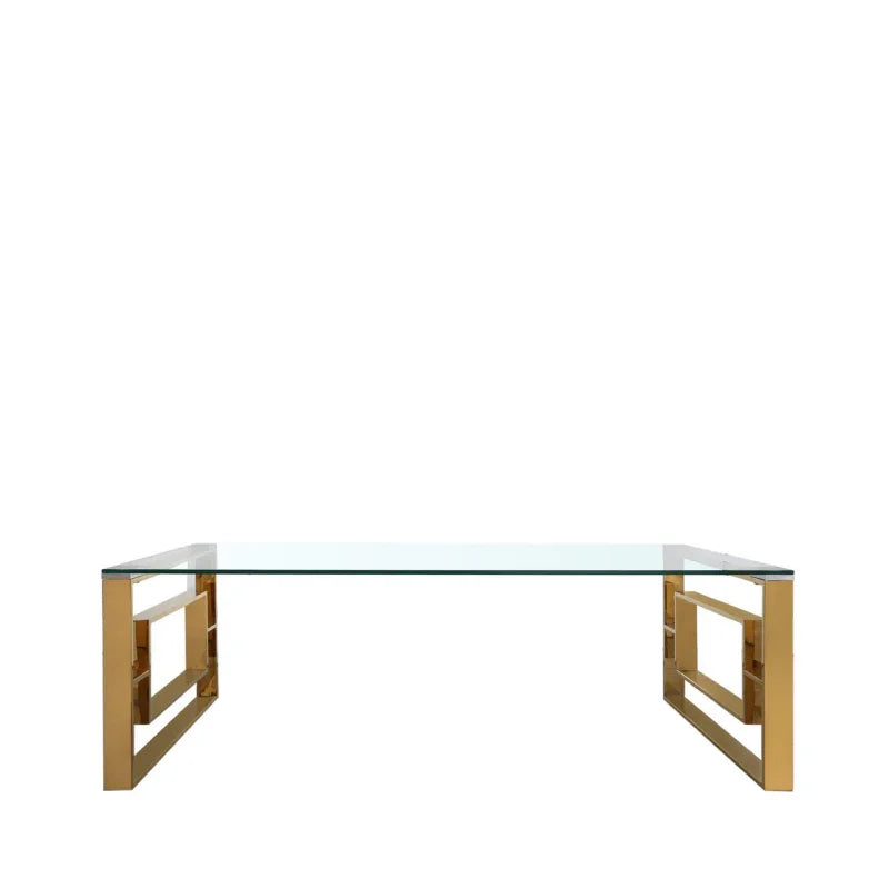 Apex Gold Metal Coffee Table
