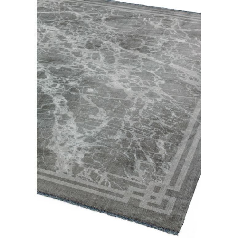 Zehraya Ze04 Silver Border Rug