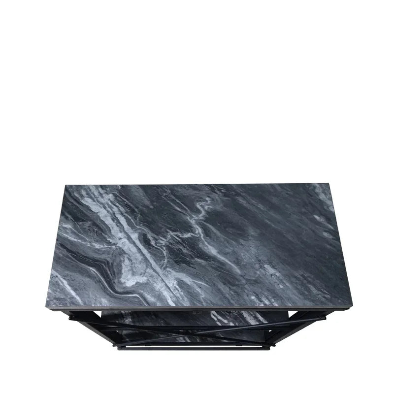 Alora 72cm 3-Tier Black Display Unit