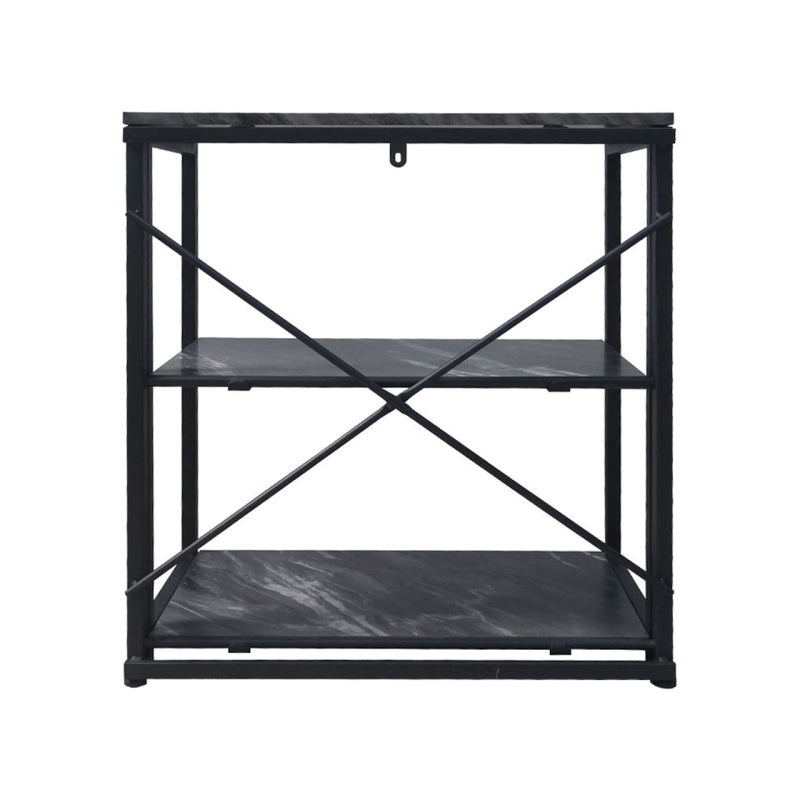 Alora 72cm 3-Tier Black Display Unit