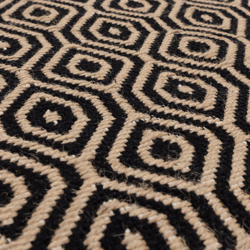Global Black Mosaic Rug - Image 4