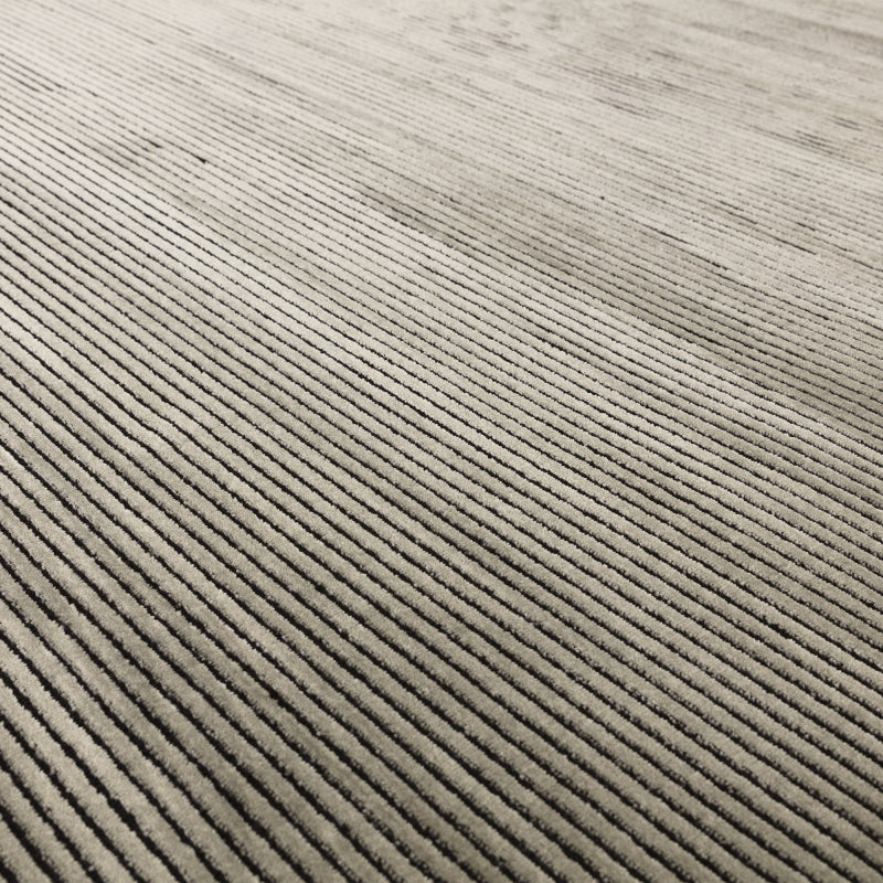 Kuza Plain Stripe Khaki Rug - Image 4
